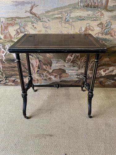 Ebonised Occasional Table in the Manner of Gillows (1 of 6) Ebonised Occasional Table in the Manner of Gillows (1 of 6)