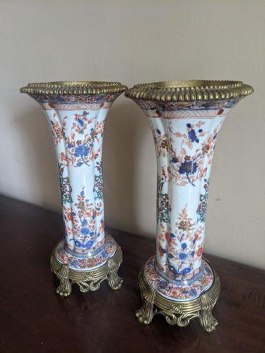 Pair of 19th Century Armorial Vases (1 of 6)