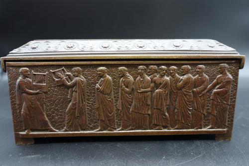 Beautifully Cast Late 19th Century Continental Bronze Jewellery Box (1 of 6) Beautifully Cast Late 19th Century Continental Bronze Jewellery Box (1 of 6)