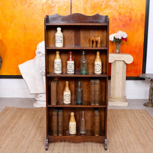 Carved Oak Open Bookcase Bookshelves (1 of 8) Carved Oak Open Bookcase Bookshelves (1 of 8)