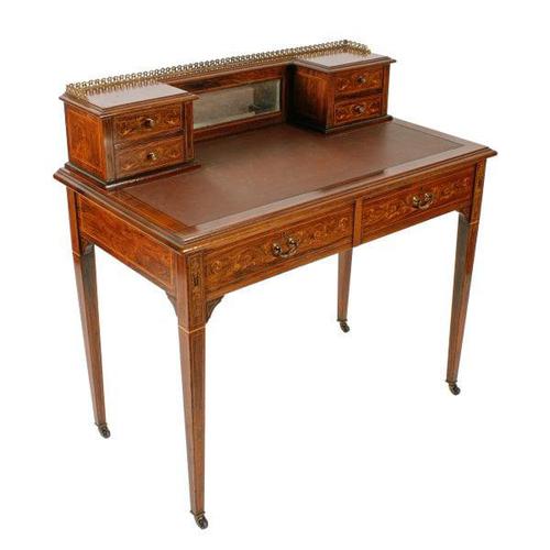 Maple & Co Rosewood Writing Table (1 of 8) Maple & Co Rosewood Writing Table (1 of 8)