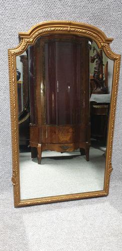 Good English Gilt Arched Top Mirror (1 of 6)