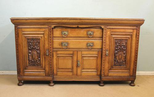 Antique Late 19th Century Oak Sideboard Dresser Base. (1 of 14) Antique Late 19th Century Oak Sideboard Dresser Base. (1 of 14)