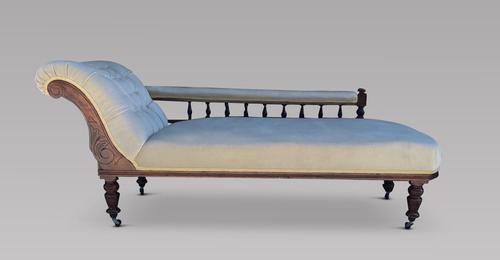 19th Century Mahogany Chaise Longue (1 of 3) 19th Century Mahogany Chaise Longue (1 of 3)