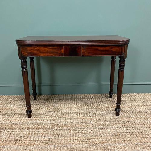 Elegant Regency Mahogany Antique Tea / Side Table (1 of 7)