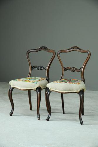 Pair of Rosewood Dining Chairs (1 of 9)