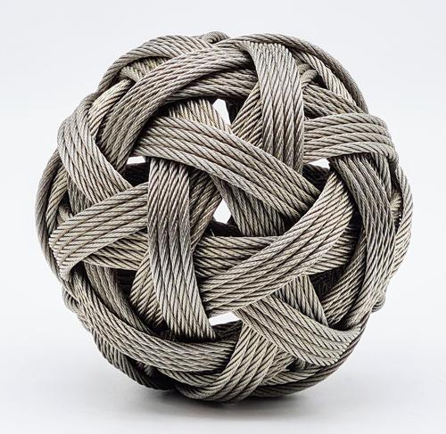 Stainless Steel Wire Sphere by Dail Benhenna (1 of 4) Stainless Steel Wire Sphere by Dail Benhenna (1 of 4)