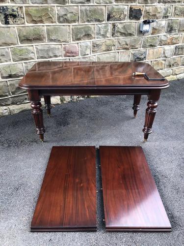 Antique Mahogany Wind Out Extending Dining Table (1 of 12) Antique Mahogany Wind Out Extending Dining Table (1 of 12)