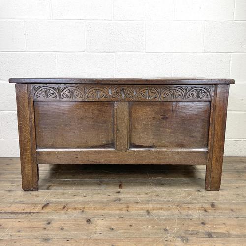 Antique 18th Century Welsh Oak Coffer (1 of 10)