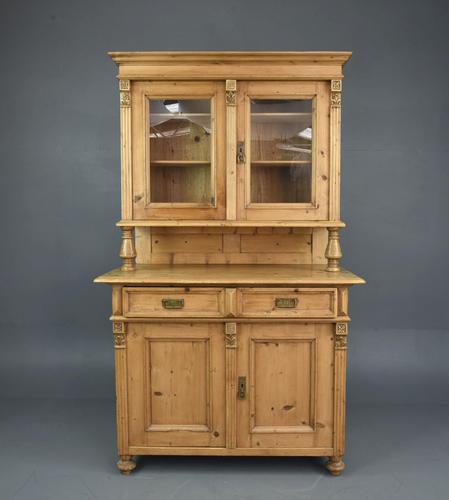 Victorian Pine Glazed Dresser (1 of 4)