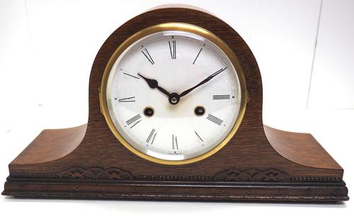 Good Napoleon Hat Shaped Mantel Clock – Striking 8-day Mantle Clock (1 of 11)