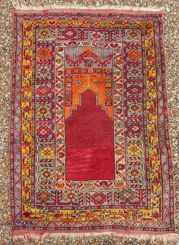 Antique Anatolian Prayer Rug (1 of 8) Antique Anatolian Prayer Rug (1 of 8)