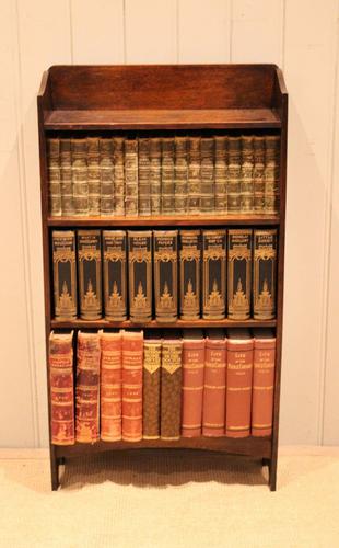 Small Solid Oak Open Bookcase (1 of 11) Small Solid Oak Open Bookcase (1 of 11)