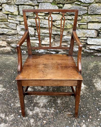 Antique Country Oak Armchair (1 of 14)