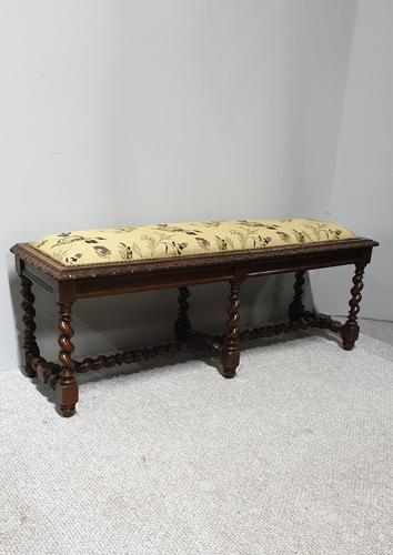 Very Good French Oak Window Seat (1 of 9)