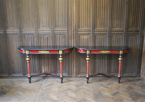 Painted French Console Tables (1 of 7) Painted French Console Tables (1 of 7)