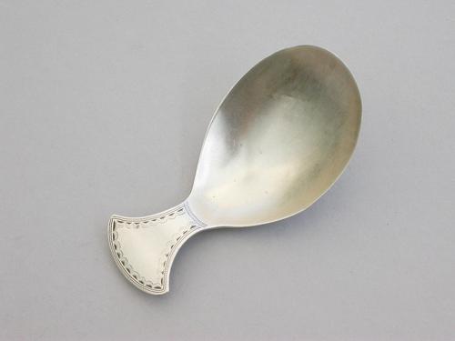 George III Silver Caddy Spoon by Elizabeth Morley, London 1803 (1 of 8) George III Silver Caddy Spoon by Elizabeth Morley, London 1803 (1 of 8)