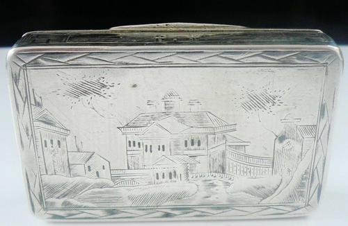 Antique Russian Silver Niello Snuff Box from 1834 (1 of 12) Antique Russian Silver Niello Snuff Box from 1834 (1 of 12)