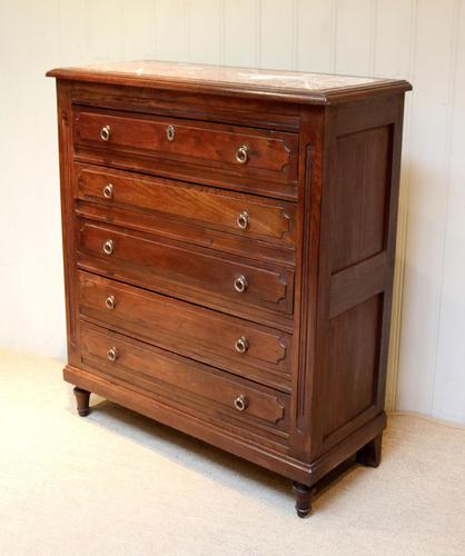 French Oak Chest of Drawers (1 of 9)