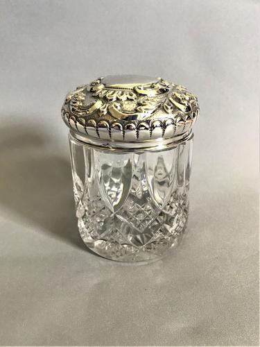 Fabulous Victorian Silver Topped Vanity Jar (1 of 7) Fabulous Victorian Silver Topped Vanity Jar (1 of 7)