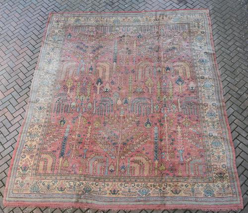 Antique Ushak Carpet 395x328cm (1 of 12)