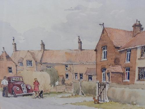 Watercolour Country Village Exhibited Artist Tony Hunter (1 of 10) Watercolour Country Village Exhibited Artist Tony Hunter (1 of 10)
