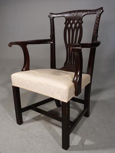 Early 20th Century Neoclassical Mahogany Elbow Chair (1 of 5) Early 20th Century Neoclassical Mahogany Elbow Chair (1 of 5)