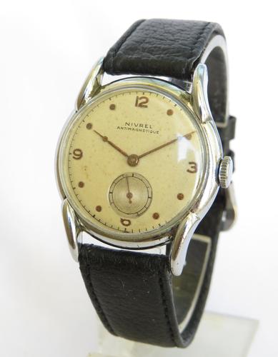 Gents 1940s Nivrel Wrist Watch by Marvin (1 of 5)