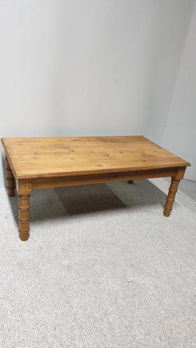 Faux Bamboo Pine Coffee Table (1 of 7)