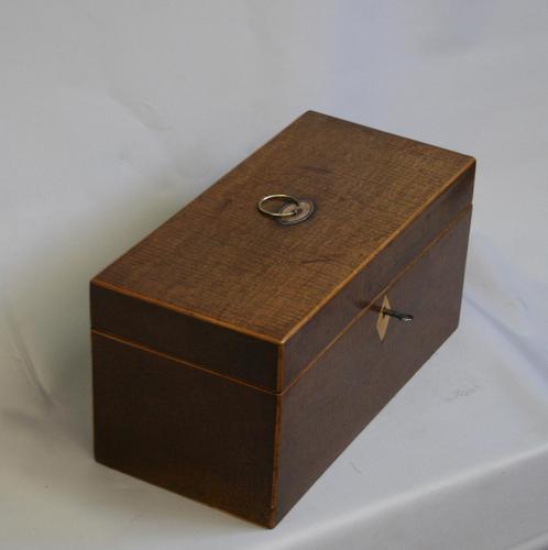 Georgian Mahogany Tea Caddy (1 of 6)