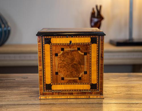 Stunning Inlaid Jewellery Cabinet 1850 (1 of 10)