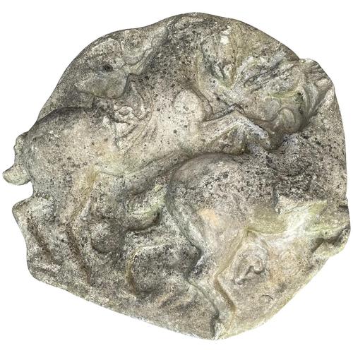 Large Victorian Style Architectural Stone 2 Rearing Horses Bank Logo Plaque Sign (1 of 25) Large Victorian Style Architectural Stone 2 Rearing Horses Bank Logo Plaque Sign (1 of 25)