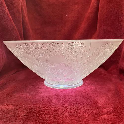 Lalique "Ombelles" Pattern, Large Bowl with Original Label & Custom Fitted Box (1 of 10)