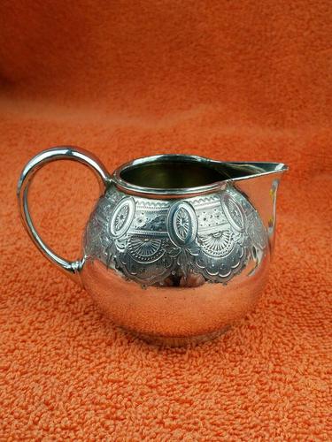 Antique Silver Plate 1/4 Pint Milk Jug (1 of 8)