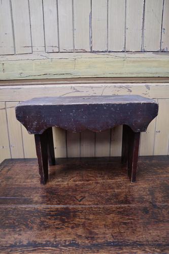 Early 20th Century Large Scottish Vernacular Decorative Creepie or Boarded Stool (1 of 16) Early 20th Century Large Scottish Vernacular Decorative Creepie or Boarded Stool (1 of 16)
