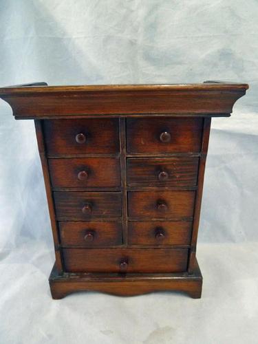 Antique Miniature Stained Pine Chest of Drawers (1 of 6) Antique Miniature Stained Pine Chest of Drawers (1 of 6)