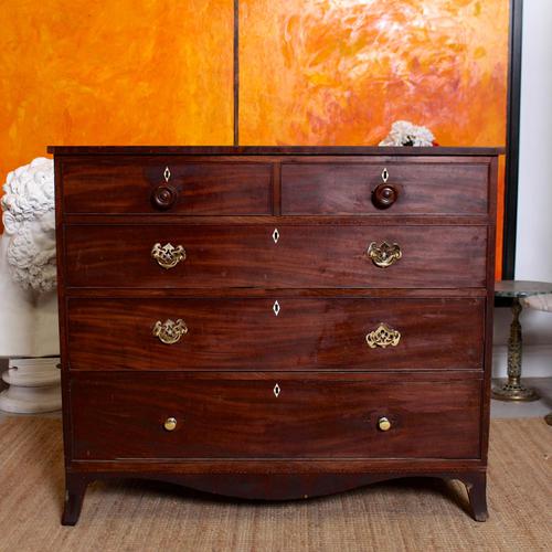 Georgian Chest of Drawers Mahogany 19th Century (1 of 12)