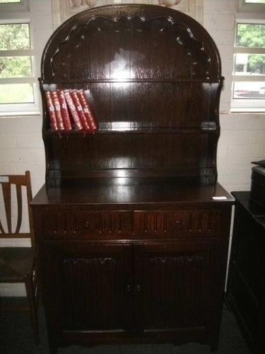 Two Drawer Linenfold Dutch Dresser (1 of 4) Two Drawer Linenfold Dutch Dresser (1 of 4)