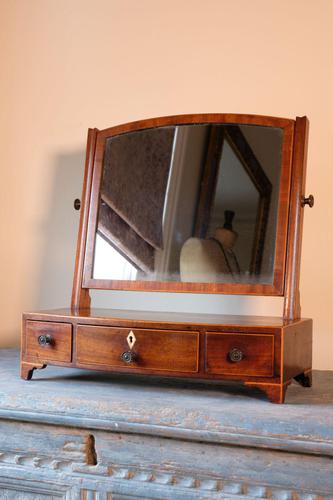 19th Century Inlaid Mahogany Dressing Table Mirror (1 of 23) 19th Century Inlaid Mahogany Dressing Table Mirror (1 of 23)