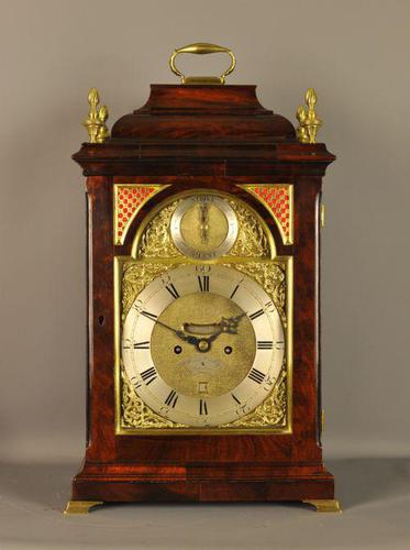 Mahogany Verge Fusee Bracket Clock - Henry Cooley, London (1 of 9) Mahogany Verge Fusee Bracket Clock - Henry Cooley, London (1 of 9)
