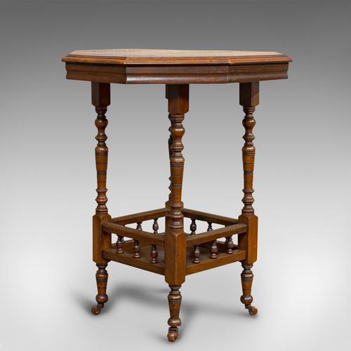 Antique Lamp Table, English, Walnut, Octagonal, Side, Games, Edwardian c.1910 (1 of 10) Antique Lamp Table, English, Walnut, Octagonal, Side, Games, Edwardian c.1910 (1 of 10)