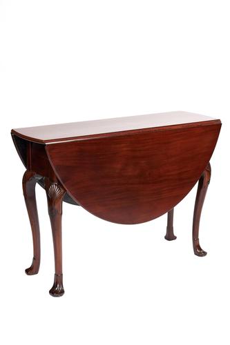 Fine Georgian period Mahogany Drake foot drop leaf table (1 of 8) Fine Georgian period Mahogany Drake foot drop leaf table (1 of 8)