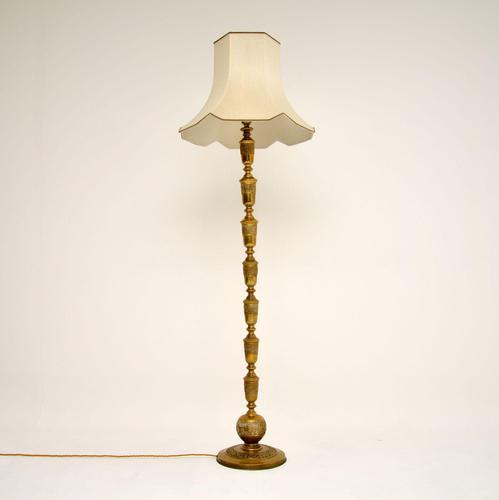 Antique Solid Brass Floor Lamp (1 of 9) Antique Solid Brass Floor Lamp (1 of 9)