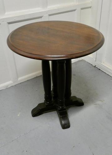 Mahogany Round Occasional Table (1 of 7) Mahogany Round Occasional Table (1 of 7)