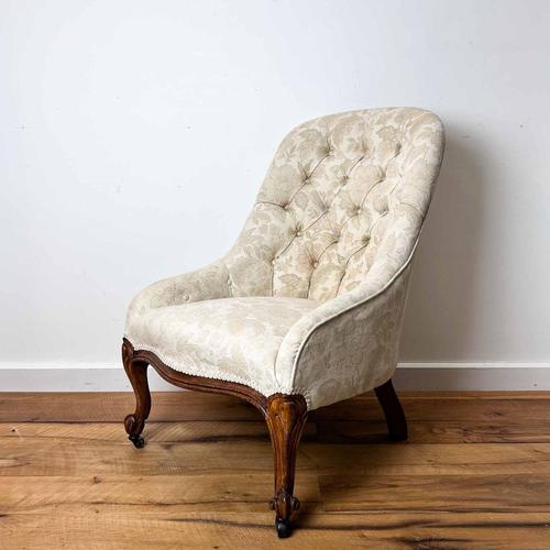 Victorian Button Back Nursing Chair (1 of 10)