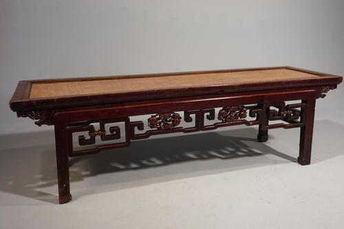 Rare Early 20th Century Elm Ladies Opium Bed (1 of 4) Rare Early 20th Century Elm Ladies Opium Bed (1 of 4)