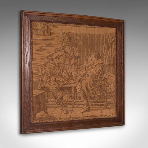 Antique Tapestry, English, Needlepoint, Oak, Decorative Wall Panel, Victorian (1 of 8) Antique Tapestry, English, Needlepoint, Oak, Decorative Wall Panel, Victorian (1 of 8)