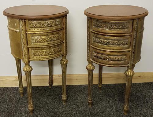 Two near identical louis XIV style bedsides (1 of 4) Two near identical louis XIV style bedsides (1 of 4)