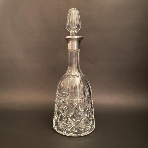 Silver Collar Harrods Crystal Decanter (1 of 4)