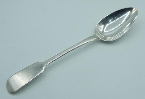 Early 19th Century Silver Fiddle Pattern Tablespoon (1 of 6)